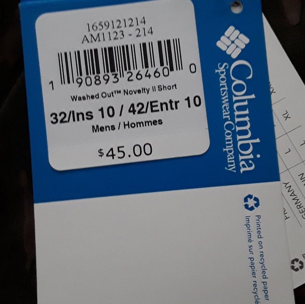 Columbia shorts for sale!